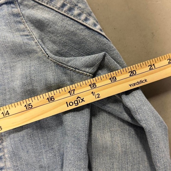 Vintage Y2K women's fitted denim trucker jacket - Picture 4 of 6